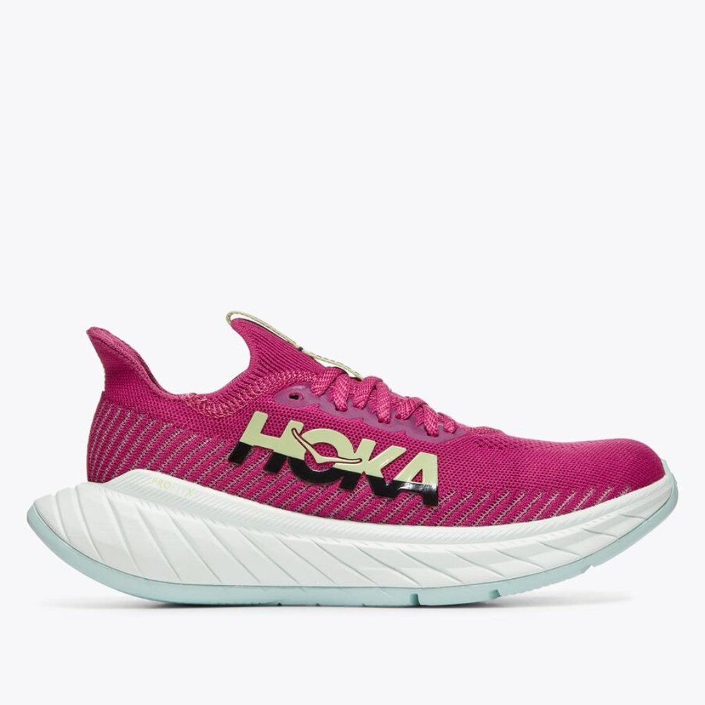 HOKA Carbon X3 Running Shoe - Fuchsia Pink / Black